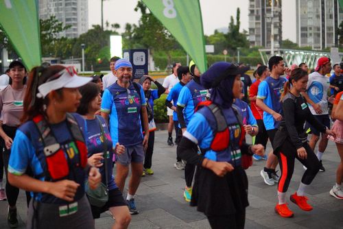 Race photo from Lari Bareng Yuk!
