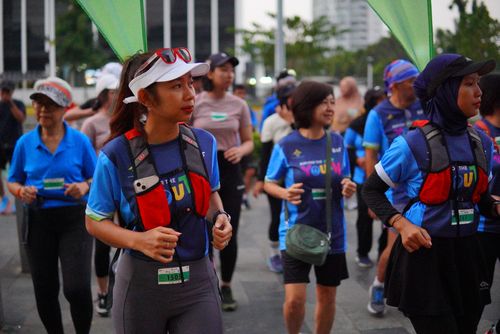 Race photo from Lari Bareng Yuk!