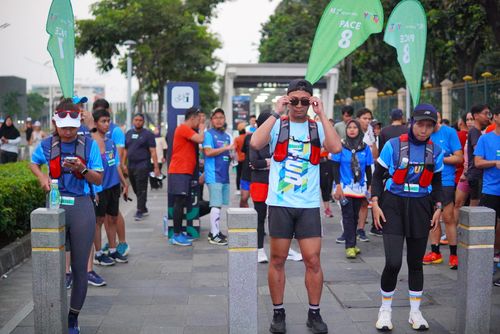 Race photo from Lari Bareng Yuk!