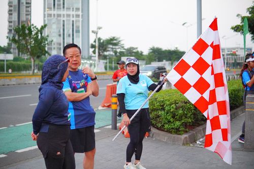 Race photo from Lari Bareng Yuk!