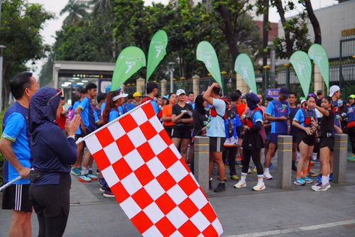 Race photo from Lari Bareng Yuk!