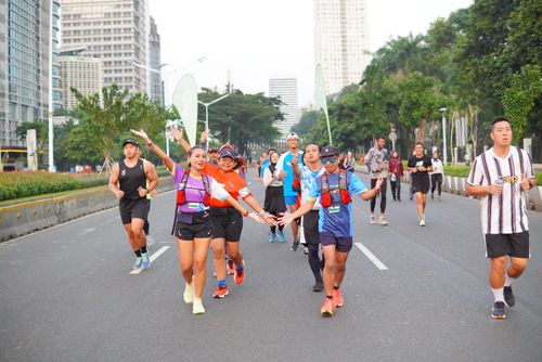Race photo from Lari Bareng Yuk!