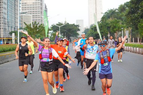 Race photo from Lari Bareng Yuk!