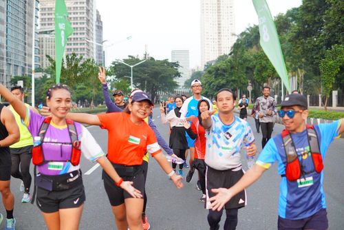 Race photo from Lari Bareng Yuk!