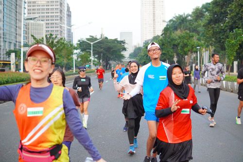 Race photo from Lari Bareng Yuk!