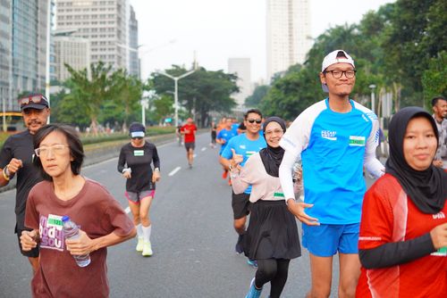 Race photo from Lari Bareng Yuk!
