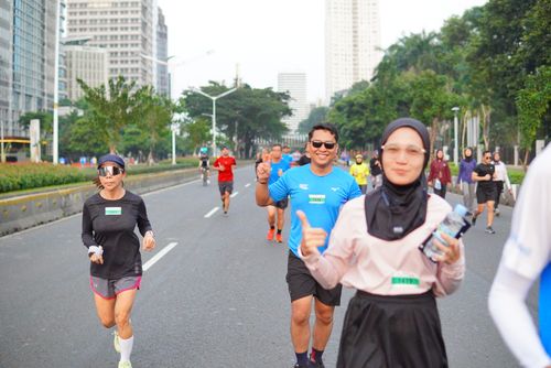 Race photo from Lari Bareng Yuk!