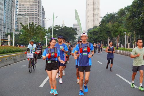 Race photo from Lari Bareng Yuk!