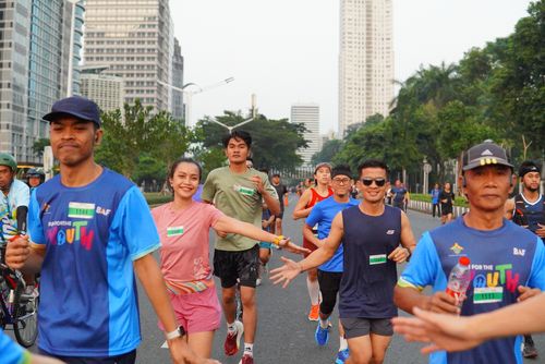 Race photo from Lari Bareng Yuk!