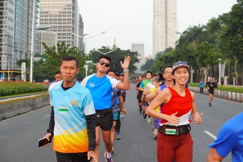 Race photo from Lari Bareng Yuk!