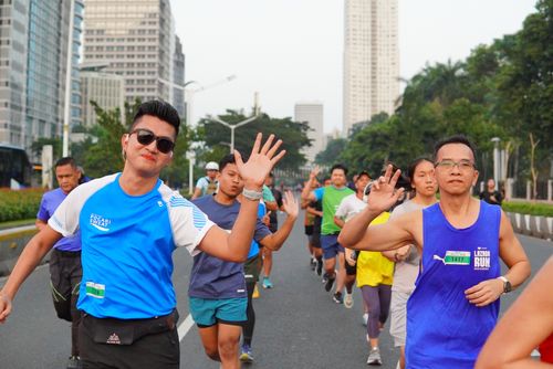 Race photo from Lari Bareng Yuk!