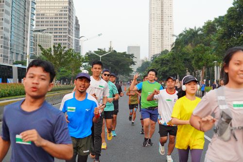Race photo from Lari Bareng Yuk!