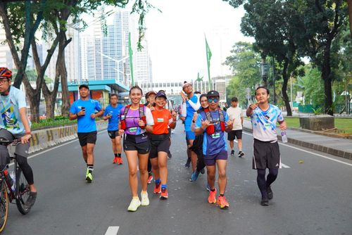 Race photo from Lari Bareng Yuk!