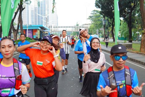 Race photo from Lari Bareng Yuk!