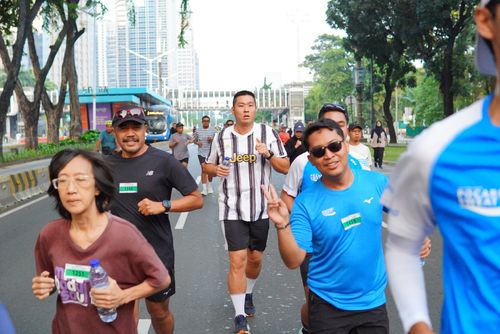 Race photo from Lari Bareng Yuk!