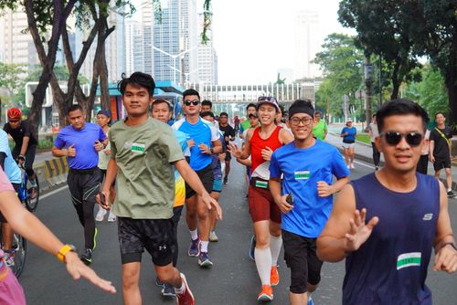 Race photo from Lari Bareng Yuk!