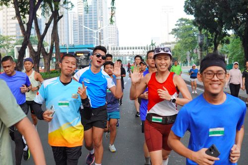 Race photo from Lari Bareng Yuk!