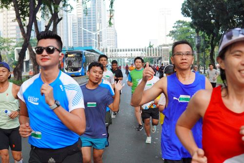 Race photo from Lari Bareng Yuk!