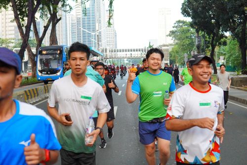 Race photo from Lari Bareng Yuk!