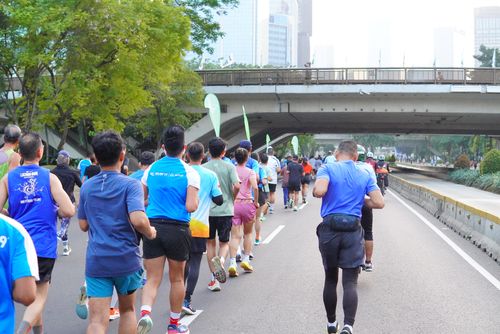 Race photo from Lari Bareng Yuk!