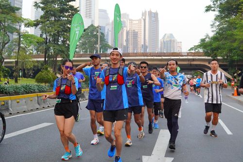Race photo from Lari Bareng Yuk!