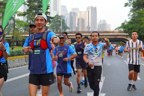 Race photo from Lari Bareng Yuk!