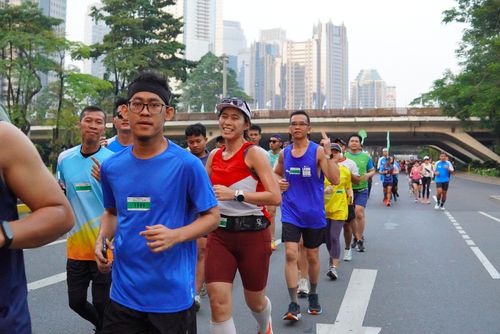Race photo from Lari Bareng Yuk!