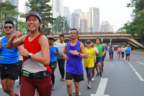 Race photo from Lari Bareng Yuk!
