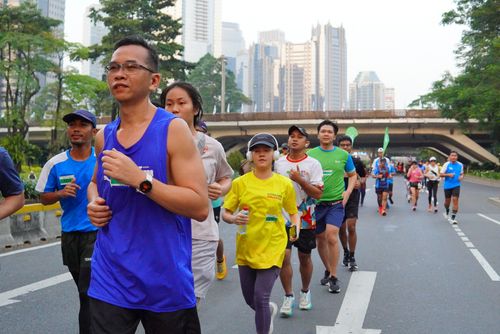 Race photo from Lari Bareng Yuk!