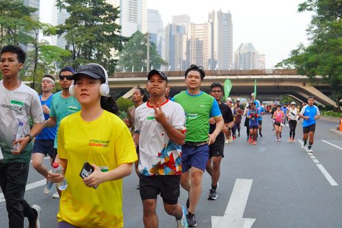 Race photo from Lari Bareng Yuk!