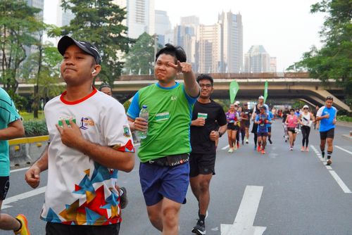 Race photo from Lari Bareng Yuk!