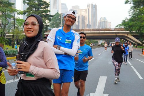 Race photo from Lari Bareng Yuk!