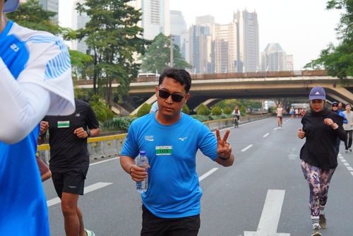 Race photo from Lari Bareng Yuk!