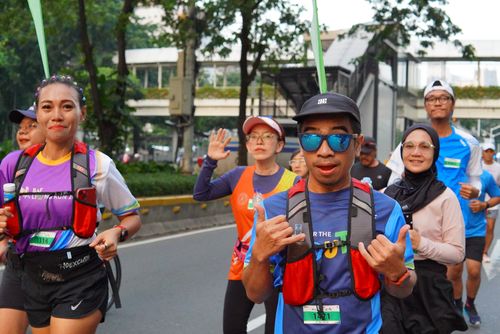 Race photo from Lari Bareng Yuk!