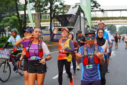 Race photo from Lari Bareng Yuk!