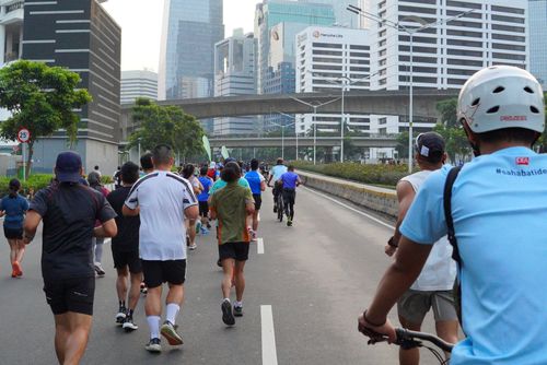 Race photo from Lari Bareng Yuk!