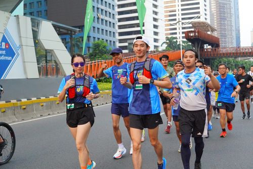 Race photo from Lari Bareng Yuk!