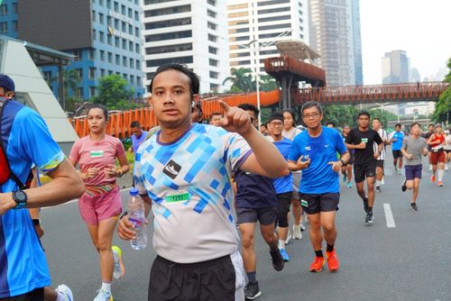 Race photo from Lari Bareng Yuk!
