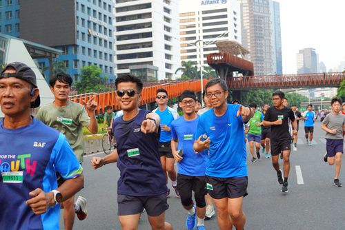 Race photo from Lari Bareng Yuk!