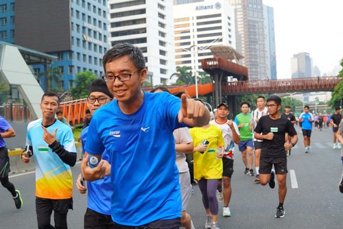 Race photo from Lari Bareng Yuk!