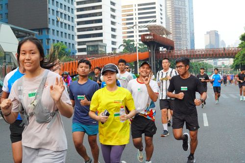 Race photo from Lari Bareng Yuk!