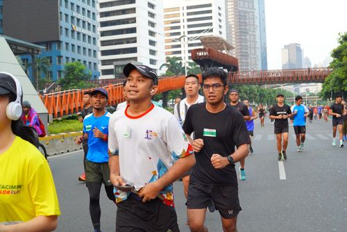 Race photo from Lari Bareng Yuk!