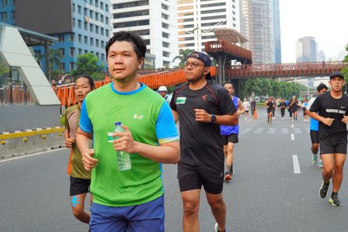 Race photo from Lari Bareng Yuk!