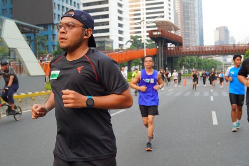 Race photo from Lari Bareng Yuk!