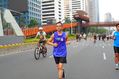 Race photo from Lari Bareng Yuk!