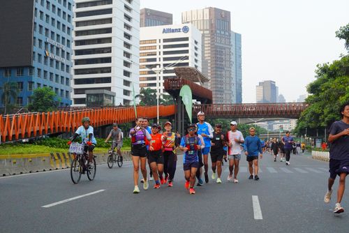 Race photo from Lari Bareng Yuk!