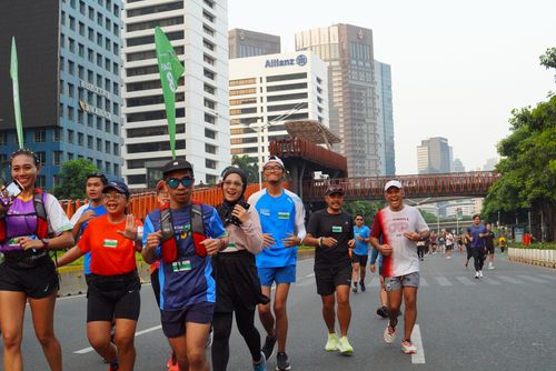 Race photo from Lari Bareng Yuk!