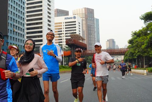 Race photo from Lari Bareng Yuk!