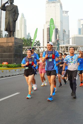 Race photo from Lari Bareng Yuk!