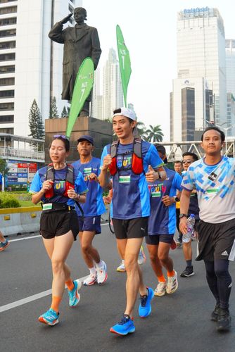 Race photo from Lari Bareng Yuk!